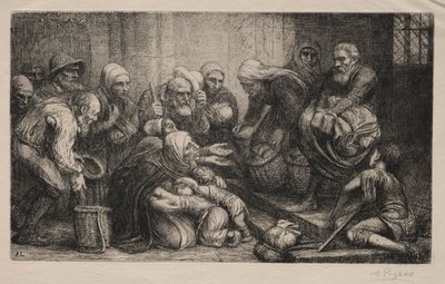 Tiggarna i Brygge av Alphonse Legros