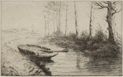Kanalen, morgon av Alphonse Legros