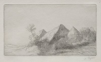 Vagnskjulet av Alphonse Legros