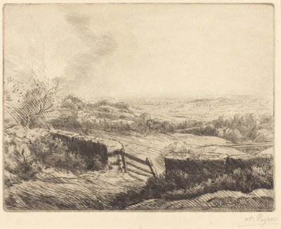 The Gate (Ingången till fältet) av Alphonse Legros