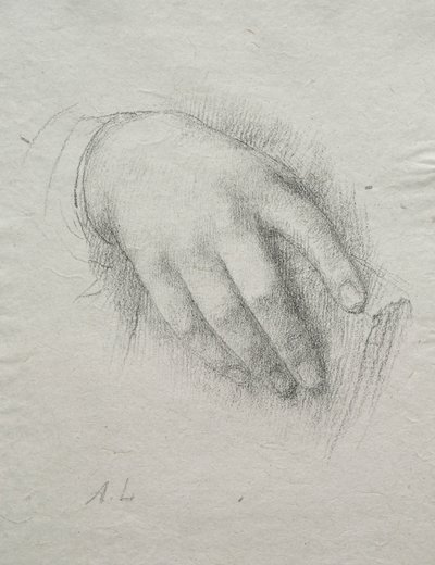 Nora E. Legros hand. av Alphonse Legros