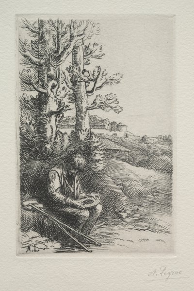 Den lille tiggaren av Alphonse Legros