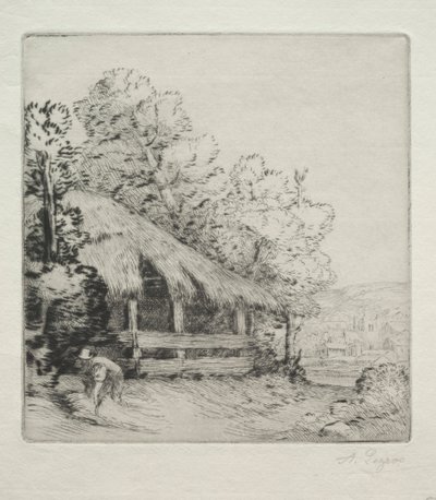 The Little Shed (Le Petit Hangar) av Alphonse Legros