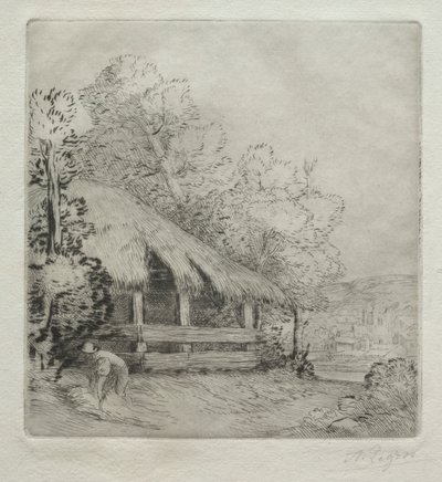 The Little Shed (Le Petit Hangar) av Alphonse Legros
