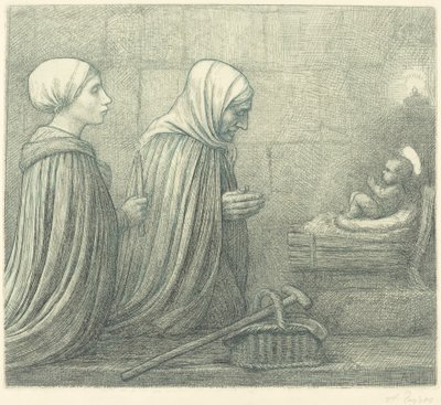 Krubban La creche. av Alphonse Legros