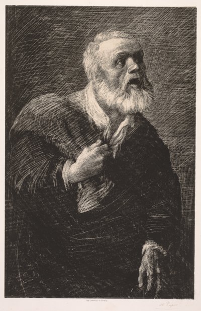 Nattskrikaren. av Alphonse Legros