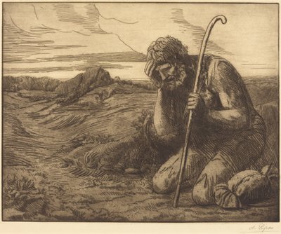 Den förlorade sonen, 6:e bladet (”Det förlorade barnet”) av Alphonse Legros