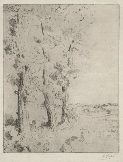 Läsaren: Föreläsningen under träden av Alphonse Legros