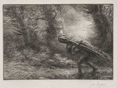 Återvänden till stugan av Alphonse Legros