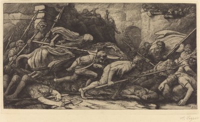 The Triumph of Death: Battle The Triumph of Death: The Battle. av Alphonse Legros