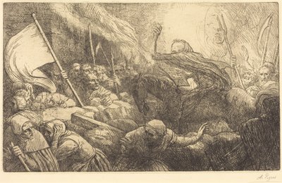 Dödens triumf: Proklamation av Alphonse Legros