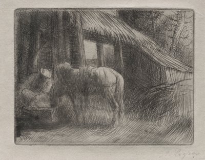 The Watering Place (andra plattan) av Alphonse Legros