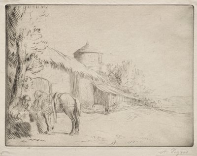 The Watering Place (andra plattan) av Alphonse Legros
