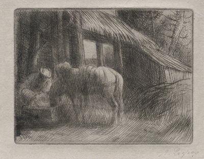 Bevattningsplatsen 2:a tallriken. av Alphonse Legros