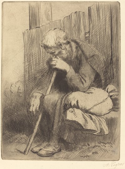 Tänkare (Tänkaren) av Alphonse Legros