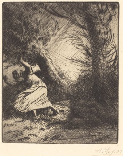 Åska En åsk. av Alphonse Legros