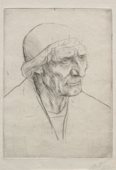 Välsignande huvud av Alphonse Legros