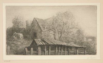 Ett gammalt värdshus av Alphonse Legros