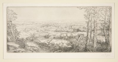 En dal i Bourgogne (Valley i Bourgogne) av Alphonse Legros