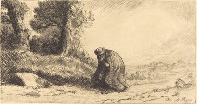 Vagabond rör sig längs en körfält av Alphonse Legros