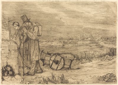 Vagabonds av Montrouge av Alphonse Legros