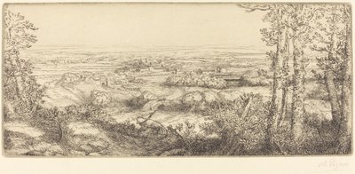 Valley i Bourgogne av Alphonse Legros