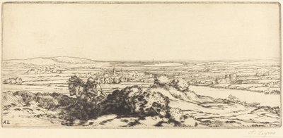 Valley of Dunes (The Valley of the Dunes) av Alphonse Legros