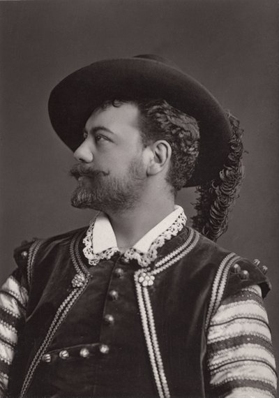 Porträtt av Victor Maurel (1848-1923) Fransk baryton som Don Giovanni av Mozart - fotografi av Alphonse Justin Liebert (1827-1914) av Alphonse Liebert