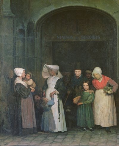 Tillflyktshuset, ca 1840 av Alphonse Louis Pierre Trimolet