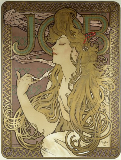 Job, 1896 av Alphonse Mucha