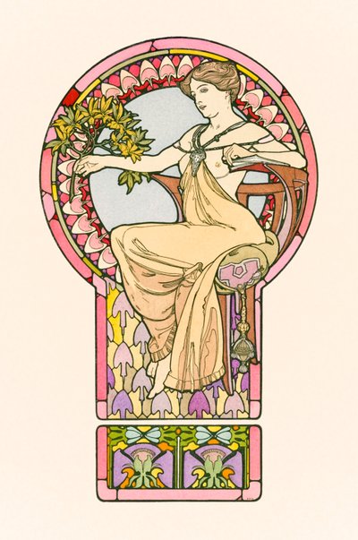 Namnlös från Dekorativa dokument av Alphonse Marie Mucha