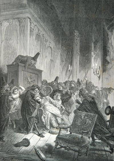 Molieres död av Alphonse Marie de Neuville