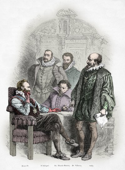Henri 4 och hans ministrar, Theodore Agrippa d