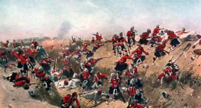 Tel-el-Kebir (färglitografi) av Alphonse Marie de Neuville