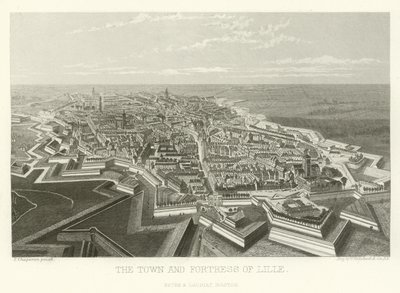 Staden och fästningen Lille av Alphonse Marie de Neuville