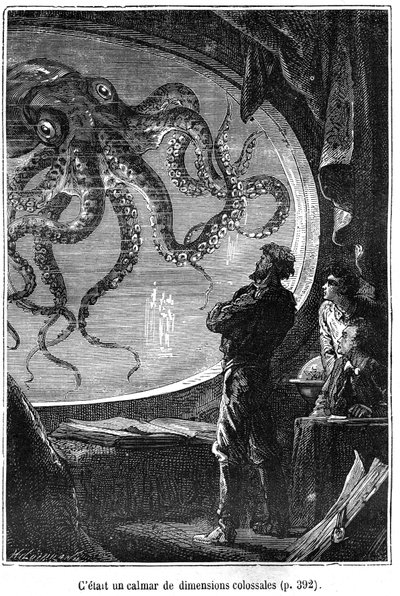 "Tjugo tusen ligor under havet" av Alphonse Marie de Neuville