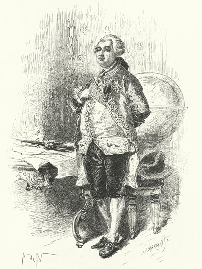 kung Ludvig XVI av Frankrike av Alphonse Marie de after Neuville