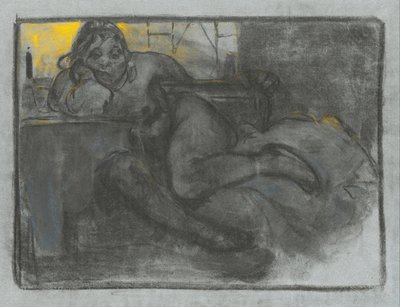 Absinth (studie av en kvinna) av Alphonse Mucha