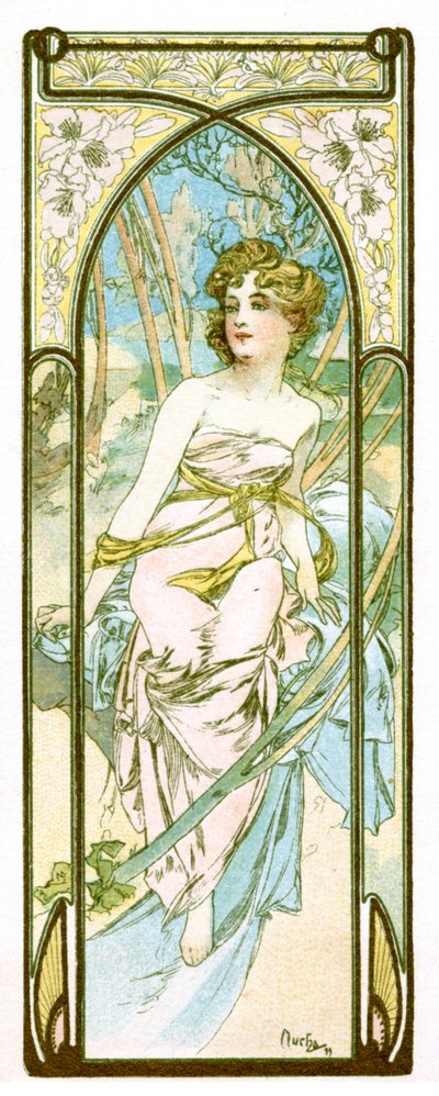 "Dagens ljusstyrka", 1899 av Alphonse Mucha