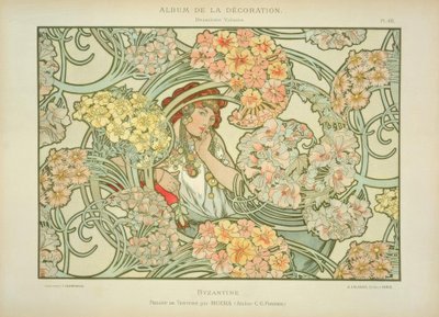 bysantinsk av Alphonse Mucha