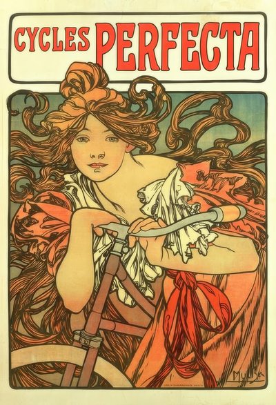 Cyklar Perfecta av Alphonse Mucha