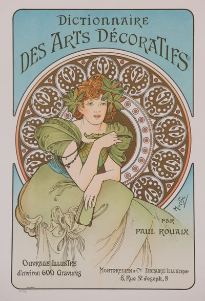 Ordbok för dekorativ konst, 1902. av Alphonse Mucha