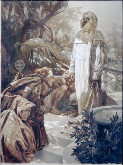 Spaniens historia, illustration av Alphonse Mucha