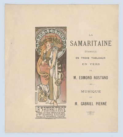 Samariten, 1897 av Alphonse Mucha