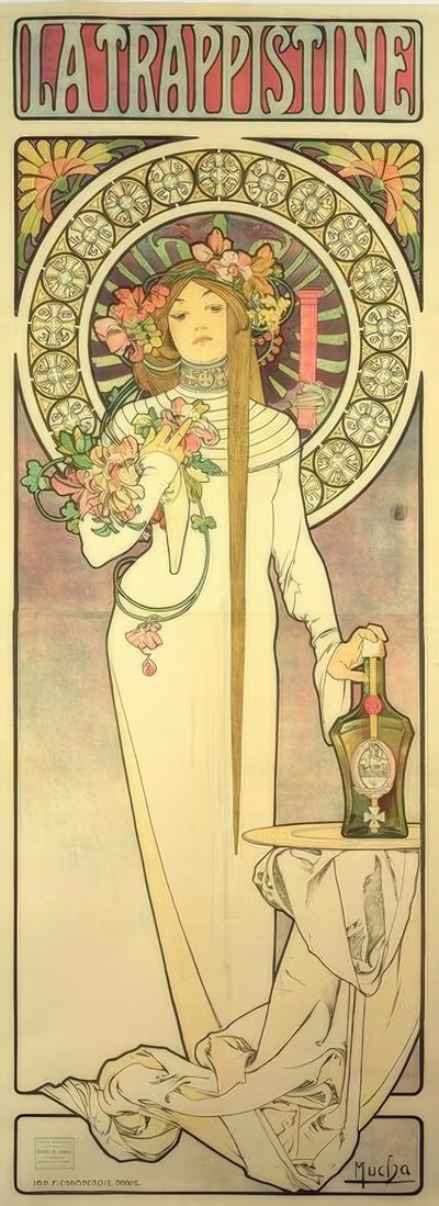 La Trappistine av Alphonse Mucha