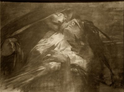 Mourtia, dö Pest av Alphonse Mucha