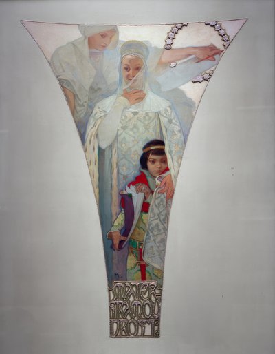 Moderlig visdom - Eliska Premyslovna av Alphonse Mucha