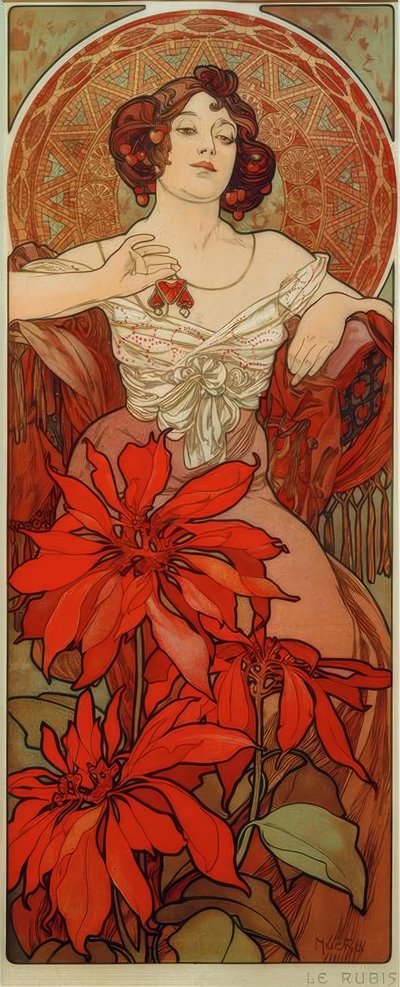 Gnid in av Alphonse Mucha