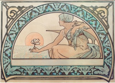Seerose av Alphonse Mucha