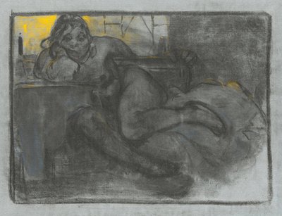 Absintsdrinkaren, 1900-1905 av Alphonse Mucha